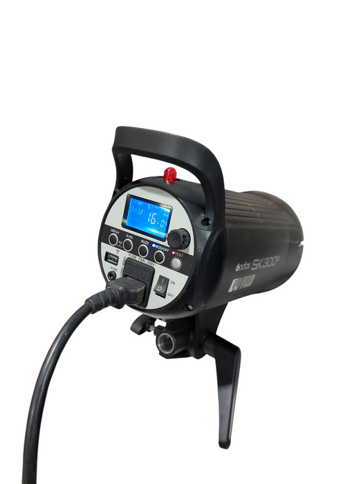 Godox SK300 Studio Flash & Godox Fl60 Flexible LED Light  =