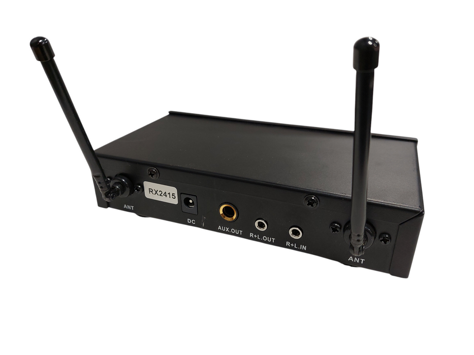 Fifine UHF Dual Channel Wireless Microphone Receive =