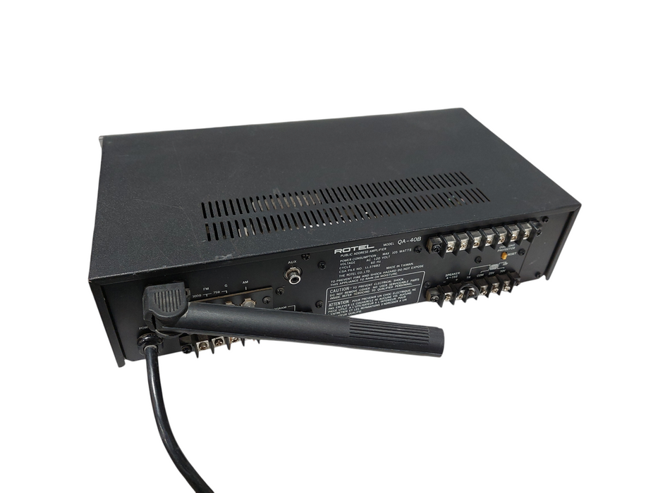Vintage Rotel Public Address Amplifier Model: QA-40B =