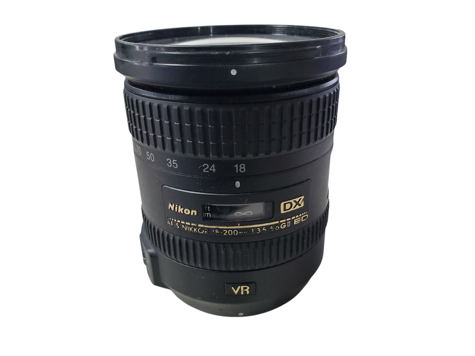 Nikon NIKKOR 18-200mm f/3.5-5.6 G ED DX VR Lens – For Parts