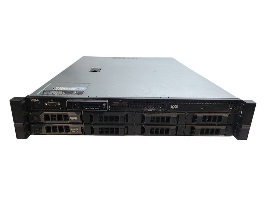 Dell PowerEdge R515 - 2x AMD Opteron 4180 32GB DDR3 PERC H700 2x750W PSU Q%
