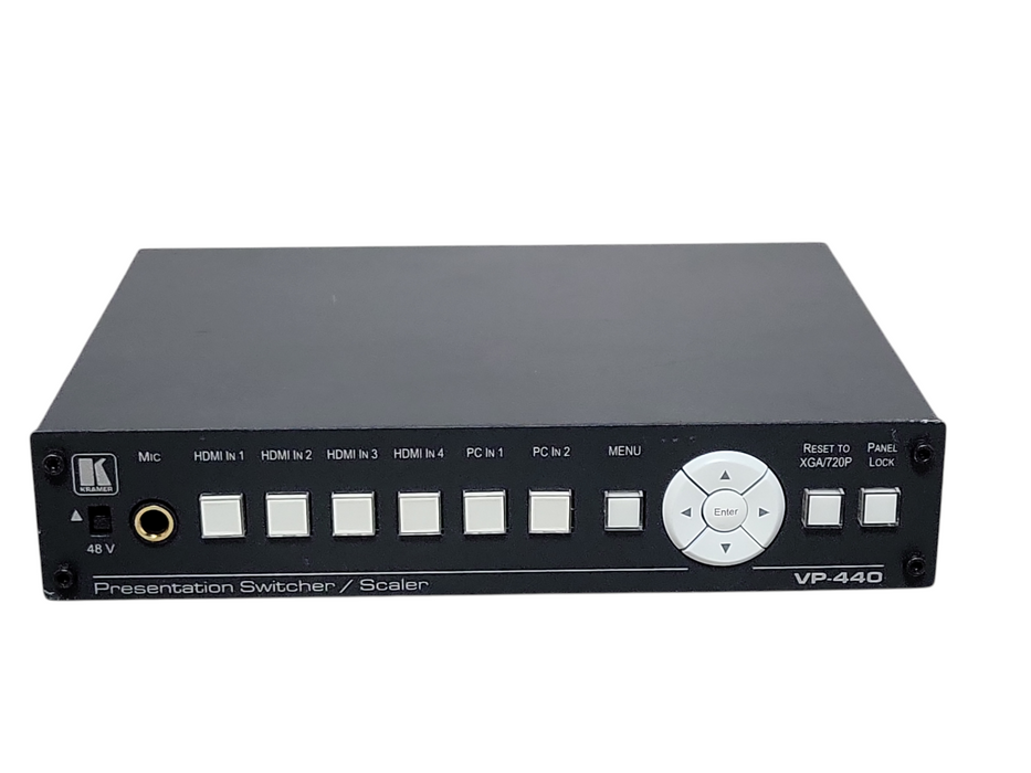 Kramer VP-440 6-Input Presentation Switcher / Video Scaler, READ _