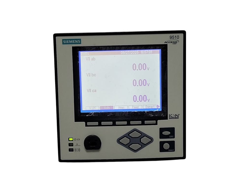 Siemens 9510 DC-1156-AZZA Access Intelligent Power Meter Display Control De _