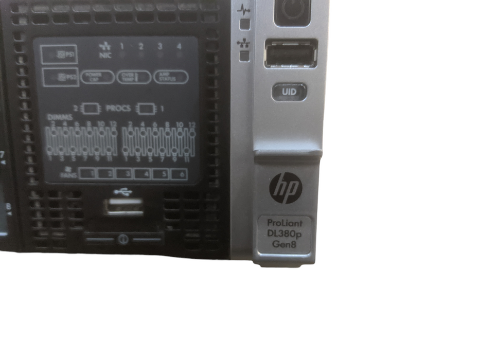 HP ProLiant DL380P Gen8 | 2x Xeon E5-2650 0 | 128GB RAM | No HDD | P420i