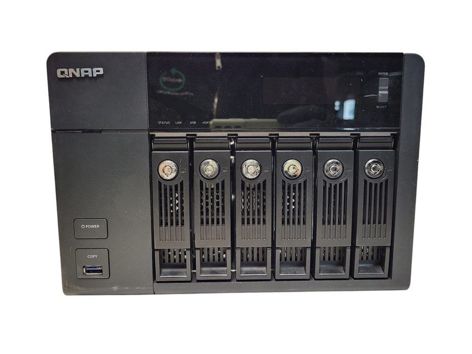 QNAP TS-459 PRO II 6 Bay Network Attached Storage w/ 5x 500GB HDD $