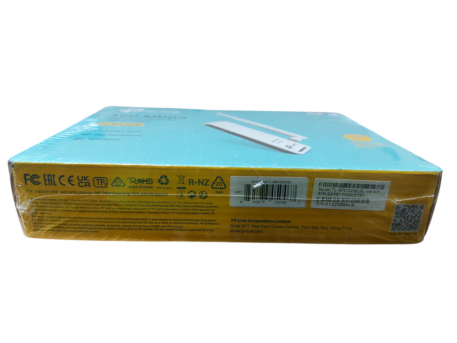 TP LINK 150 MBPS HIGH BAIN WIRELESS USB ADAPTER TL-WN722N