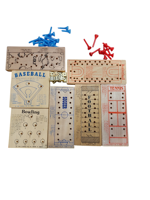 Solid Wood Teasers 7 Different Brain Buster games