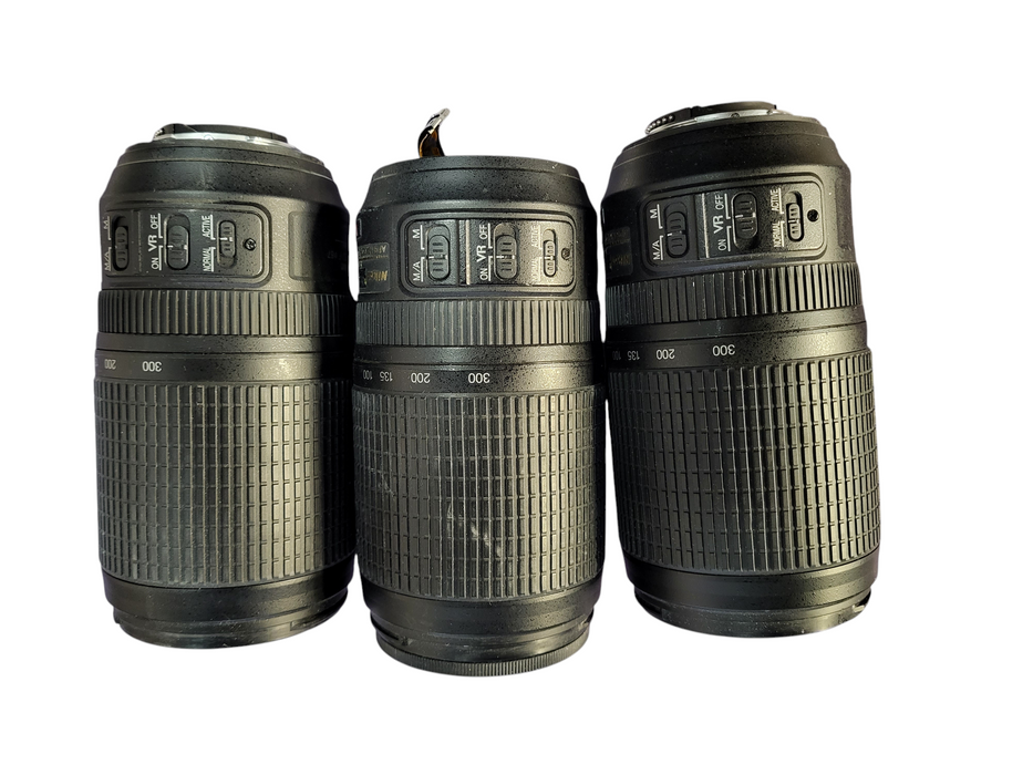 Lot of 3x Nikon AF-S NIKKOR 70-300mm 1:4.5-5.6 G SWM ED VR IF Lens READ $