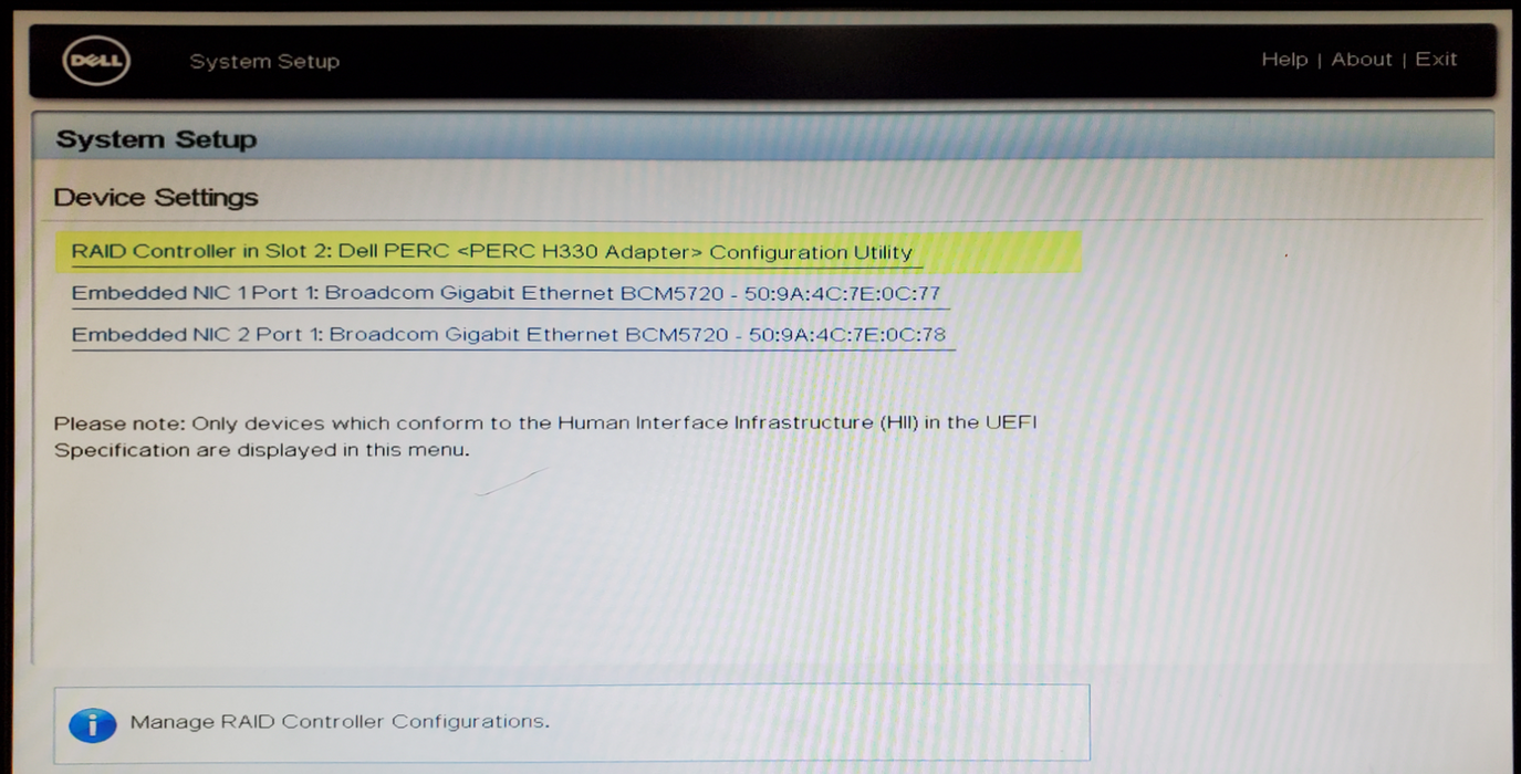 Dell PowerEdge R230 1x Xeon E3-1220 v5 16GB DDR4 H330 - No HDD