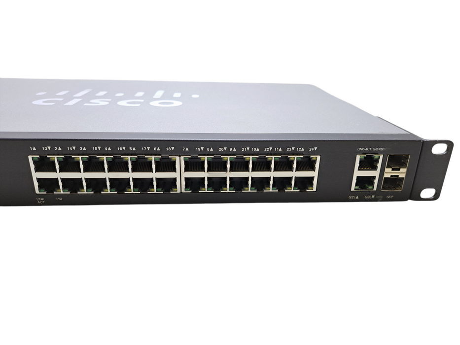 Cisco SG200-26FP | 26-Port Gigabit PoE Smart Switch