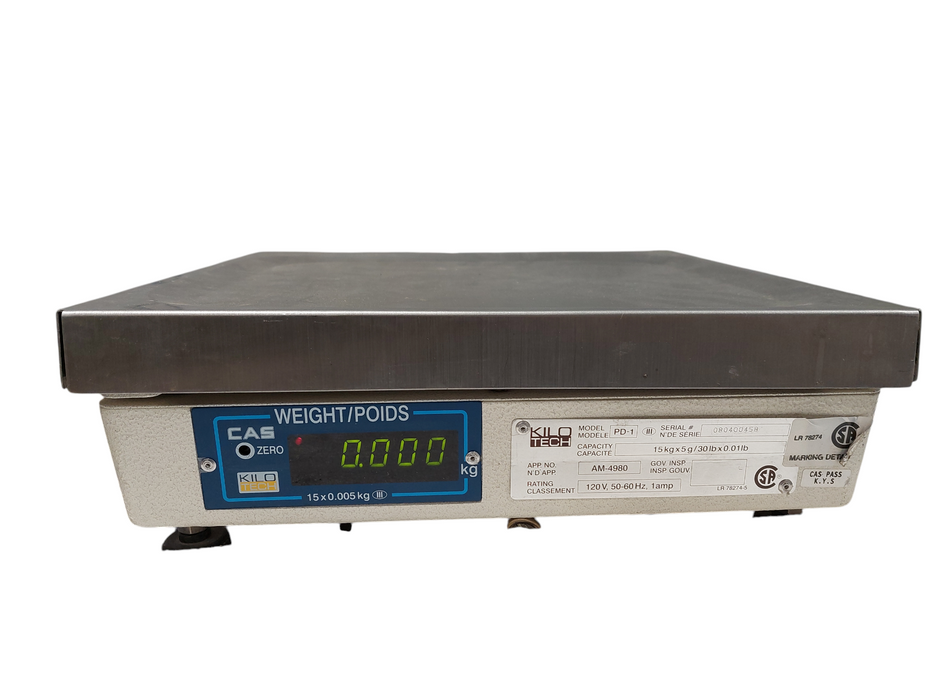 Kilo Tech Scale Model: PD-1  App No: AM-4980 15KG Capacity  =