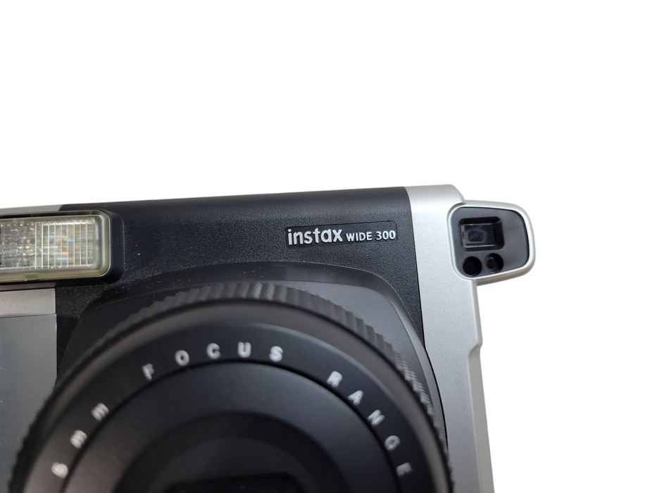 Fujifilm Instax Wide 300 Instant Film Camera Black & Silver (READ) %