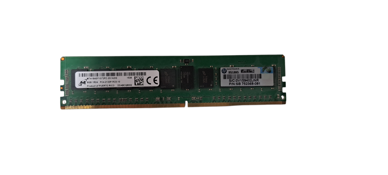 Micron MTA18ASF1G72PZ‑2G1A2 8GB DDR4‑2133 ECC Registered RDIMM Q