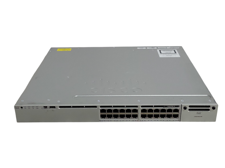 Cisco Switch WS-C3850-24T-E V04 with 1xPWR-C1-350WAC, READ _