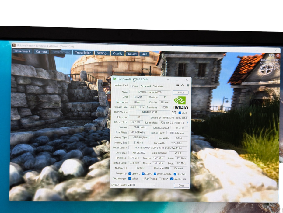 NVIDIA Quadro M4000 8GB GPU HP OEM  -