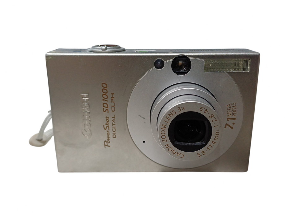 Canon PowerShot SD1000 Digital ELPH 7.1MP 3x Zoom Silver Digital Camera