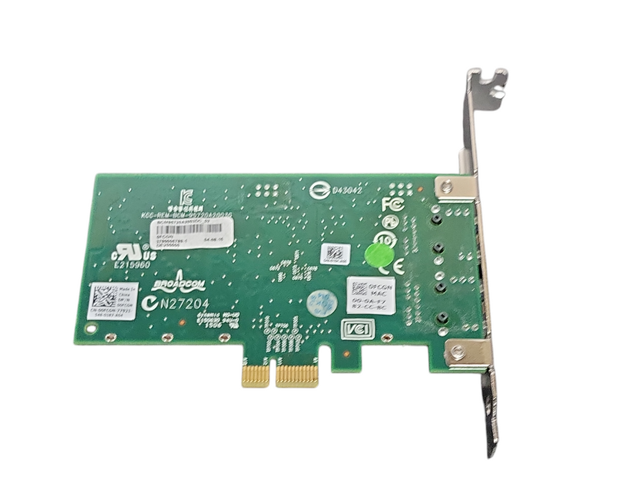 Broadcom BCM5720 PCIe Dual-port 1 Gigabit network card dell 00FCGN _