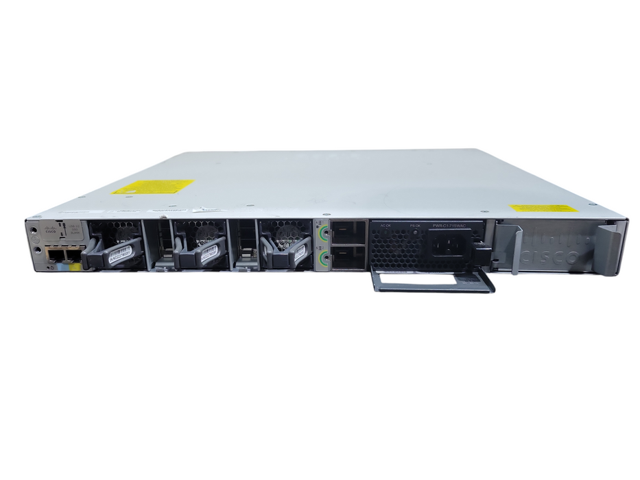 Cisco C9300-48P-E V02 | 48-Port Gigabit PoE+ Switch w/ 1x PWR-C1-715WAC !