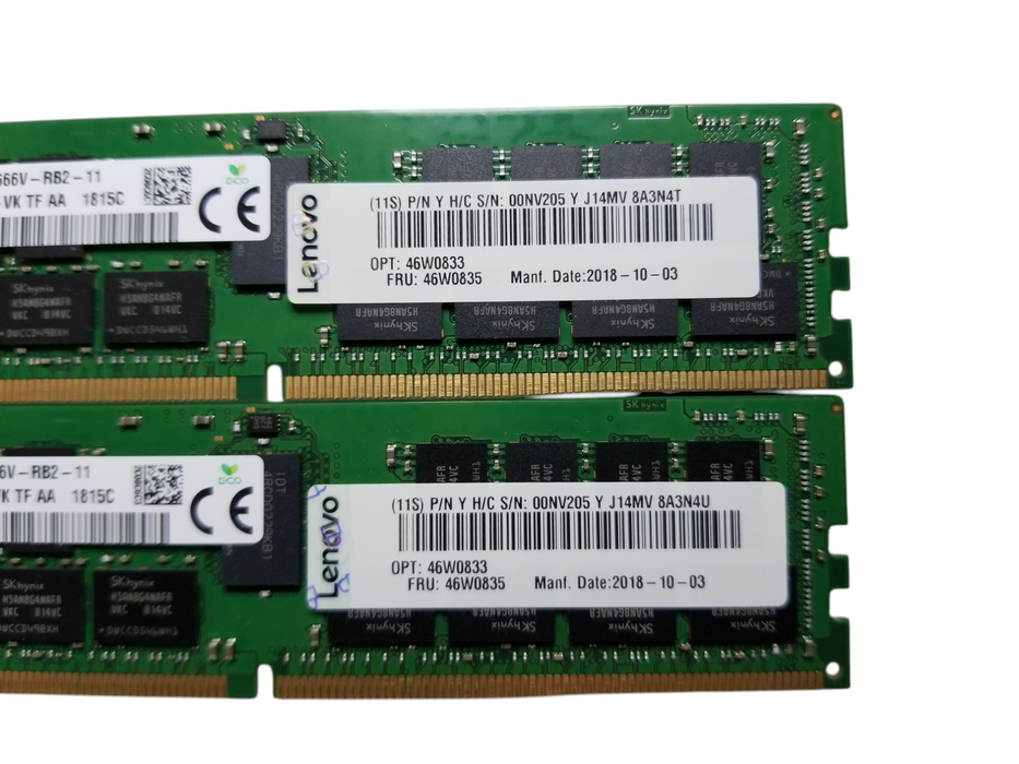 SK Hynix 64GB (2x32GB) 2Rx4 PC4-2666V-RB2-11 DDR4 Server RAM