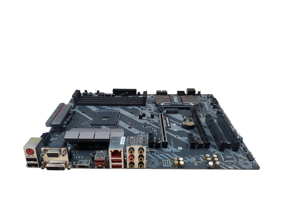MSI B350 Tomohawk  AM4 Motherboard - No CPU / RAM / I/O Shield *READ*