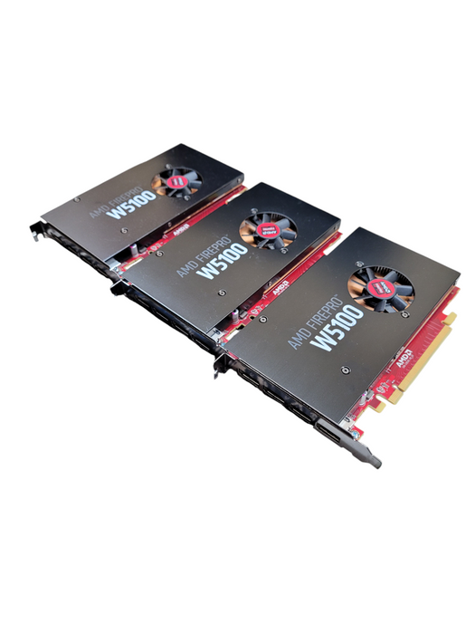 LOT 3x AMD FIREPRO W5100 4GB GDDR5 P/N 102C5870401 000001