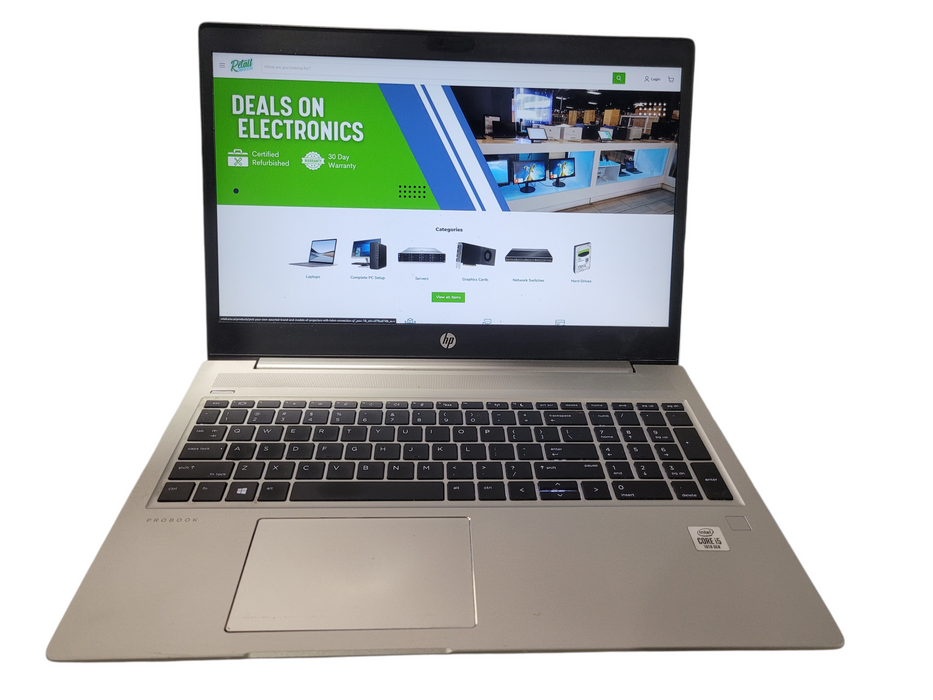 HP ProBook 450 G7 i5-10210U @ 1.60GHz 16GB RAM 256GB SSD Lap200
