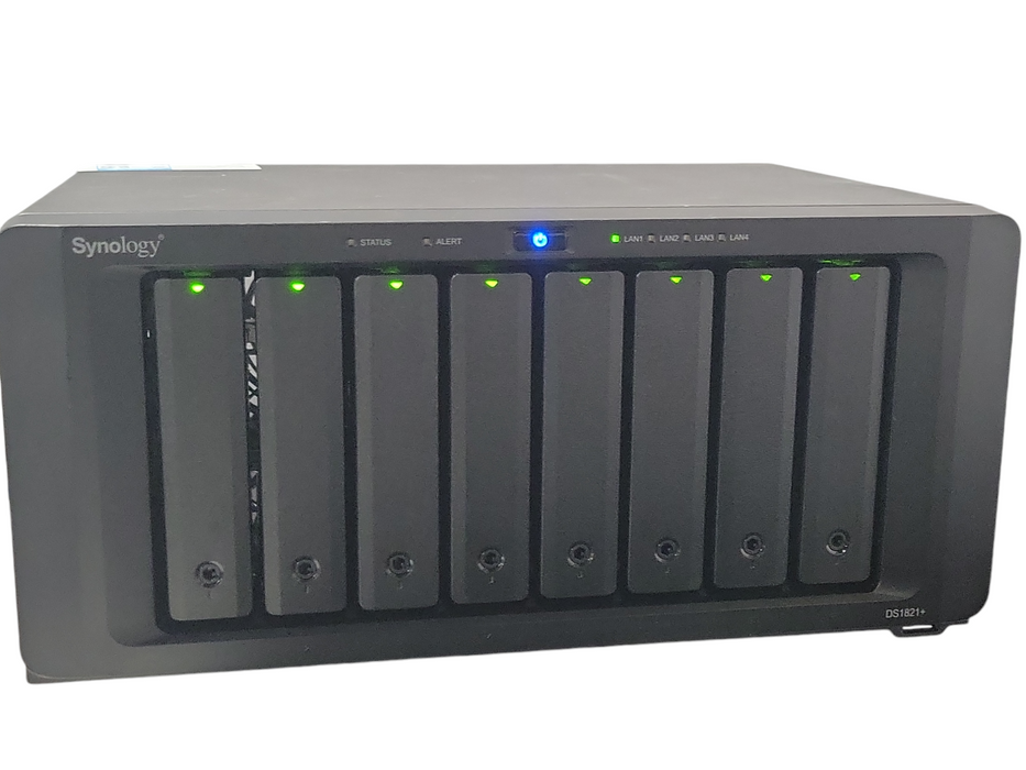 Synology Network attached storage DS1821+ with 8x 3TB HDDs _