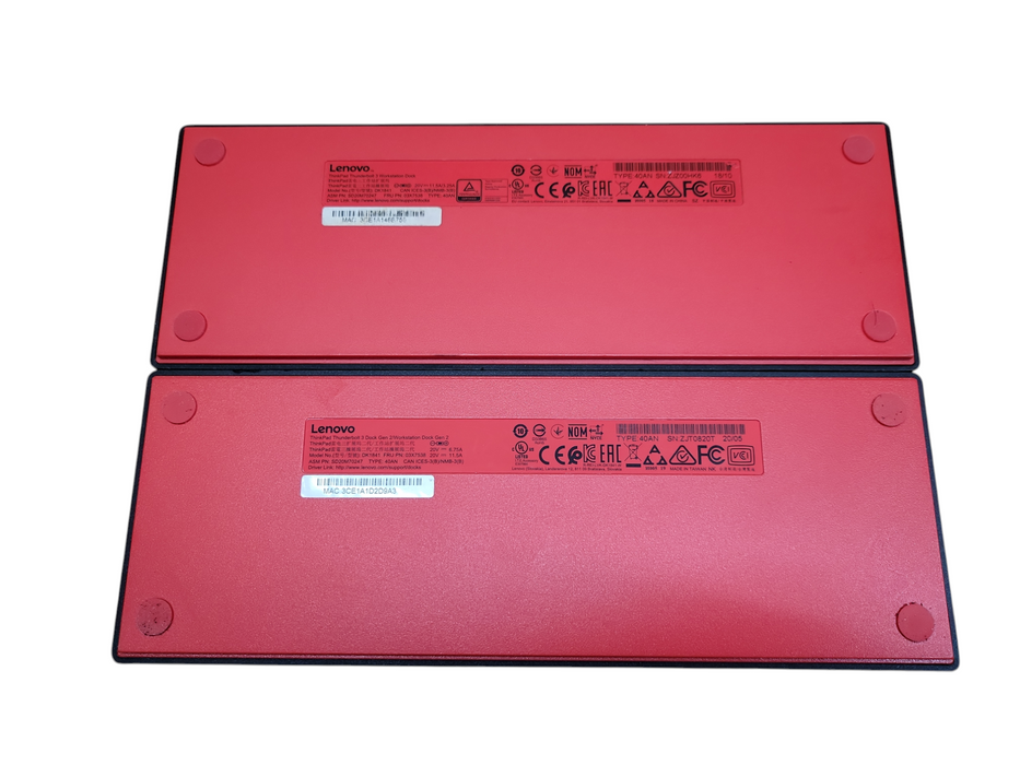LOT 2x Lenovo DK1841 40AN ThinkPad Thunderbolt 3 Dock Gen2 !