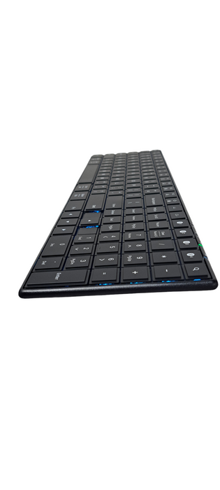 Wireless Bluetooth Thin  Keyboard 7 Color Backlit Docking 7602 Q