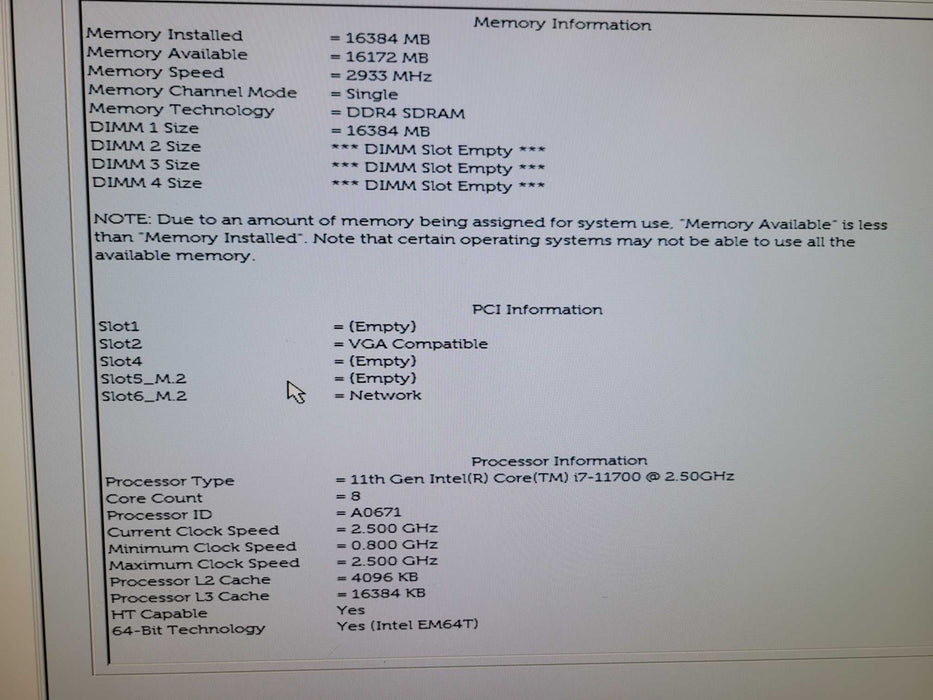 Dell XPS 8940 - Core i7-11700 16GB DDR4 Wi-Fi NO HDD 360W PSU %