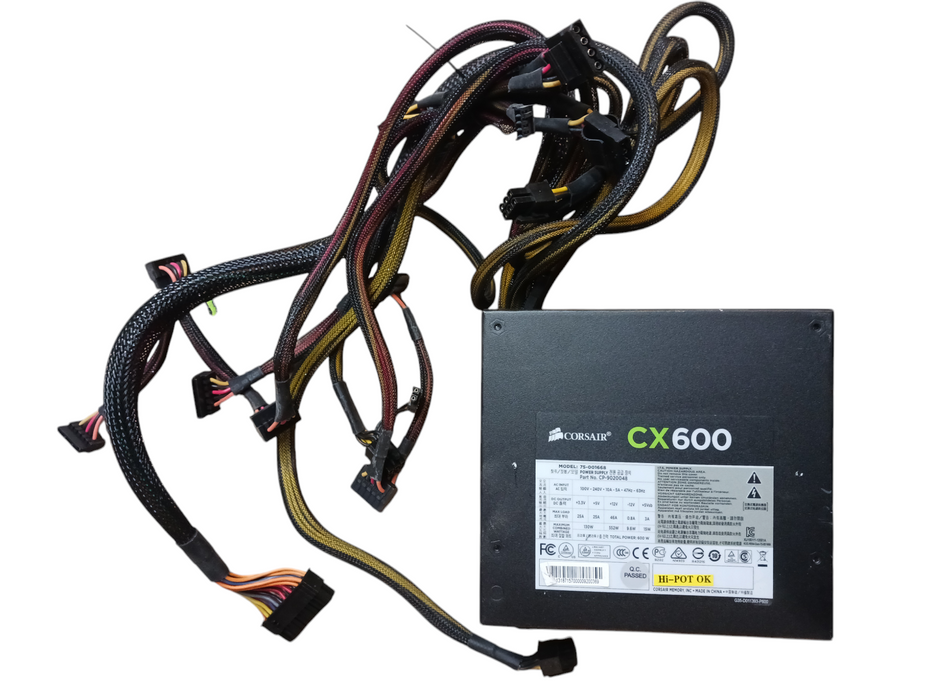 Corsair CX600 ATX 600W Desktop Power Supply