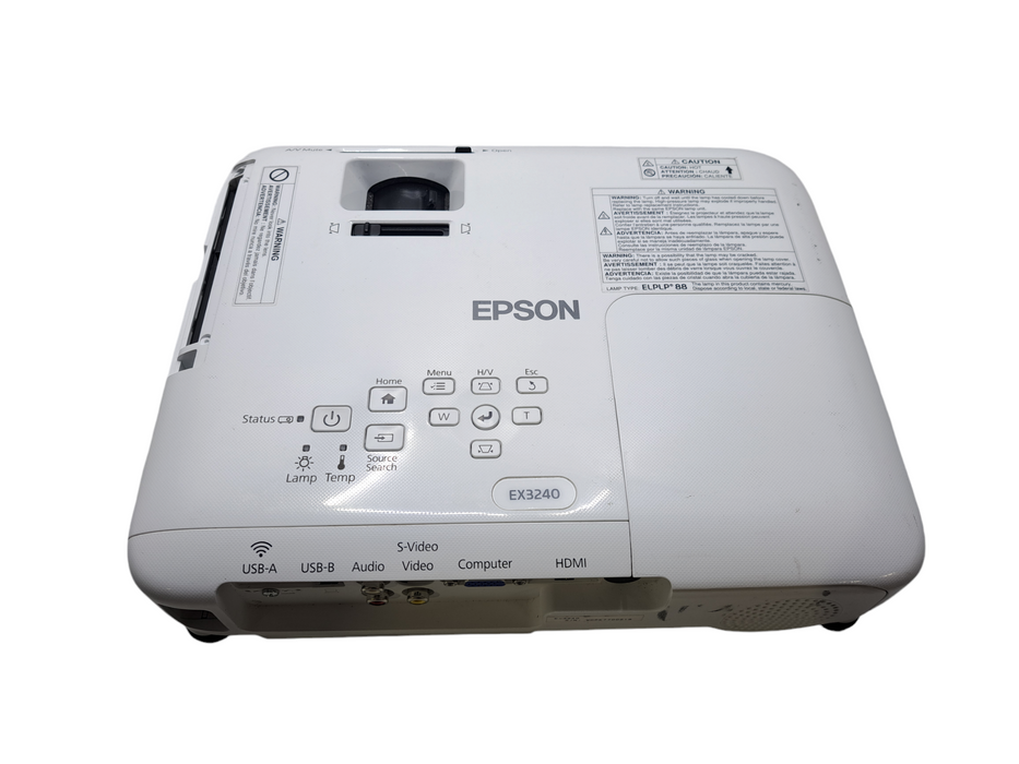 Epson H719A EX3240 | 3LCD SVGA 3000 Lumens Projector | 657 Lamp Hours