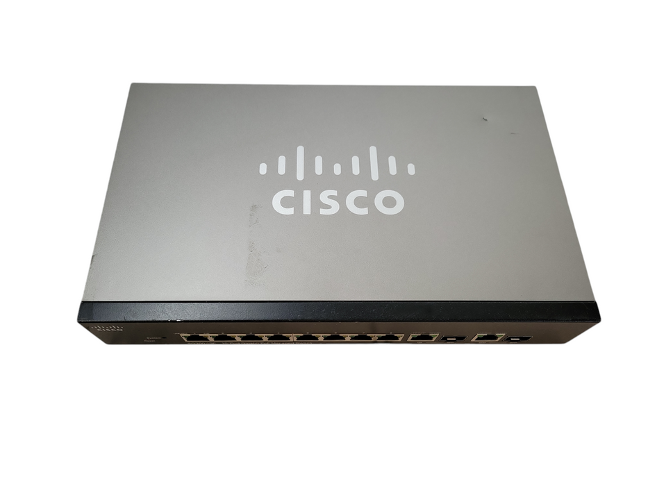 Cisco SG300-10P 10-Port Gigabit Ethernet PoE Managed Switch !