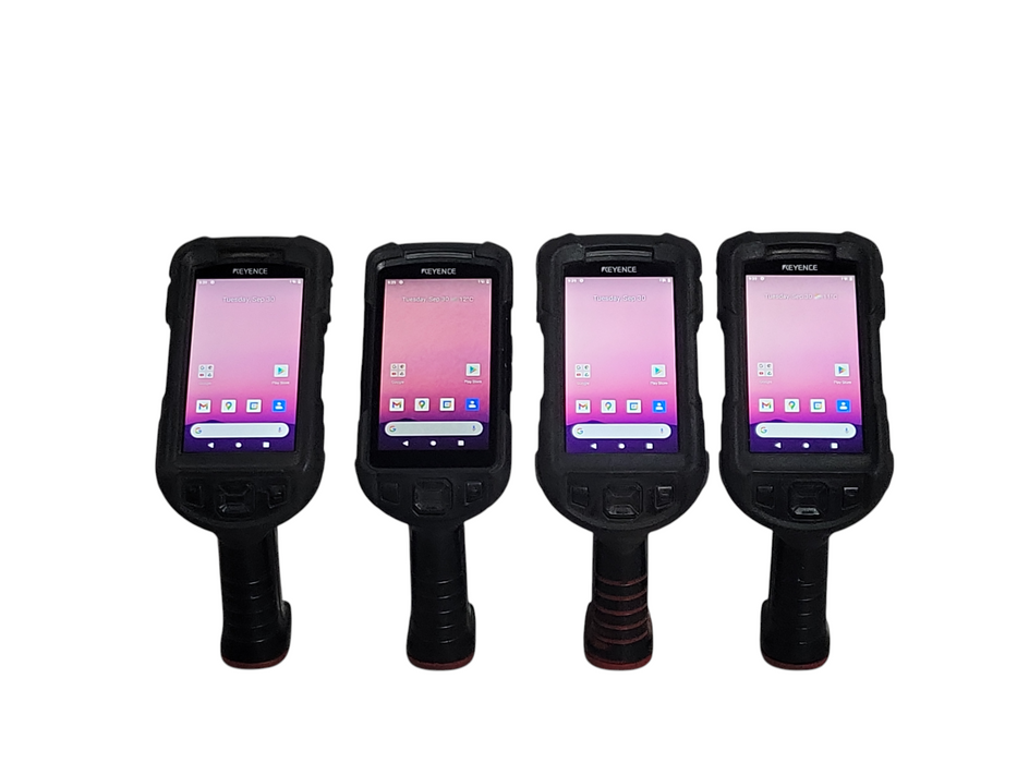 Lot of 4x Keyence BT-A700GA HandHeld Mobile Barcode scanner w/ battery char _