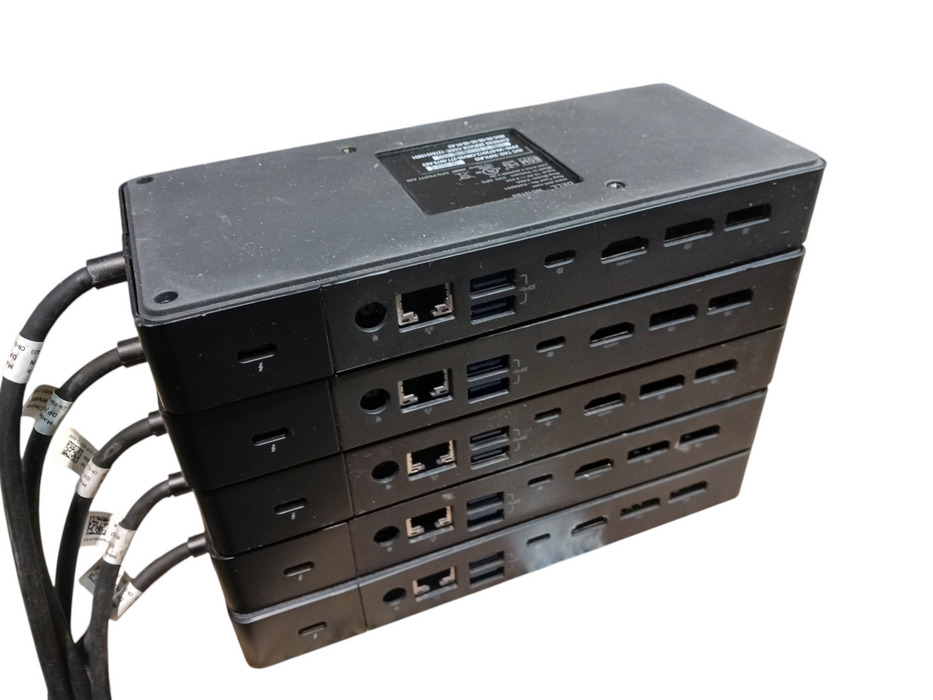 Lot of 5x Dell WD19TBS Thunderbolt 3 USB-C Docking Station No Power Adapter Q
