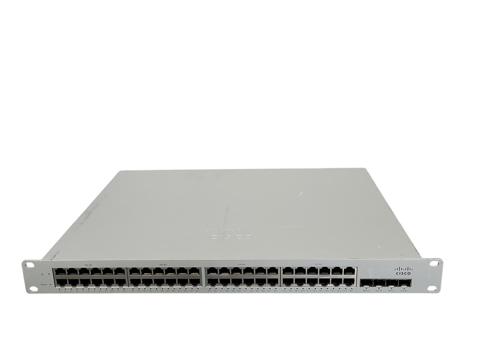 Cisco Meraki MS220-48FP-HW 48-Port Cloud Managed PoE Gigabit Switch Unclaimed Q