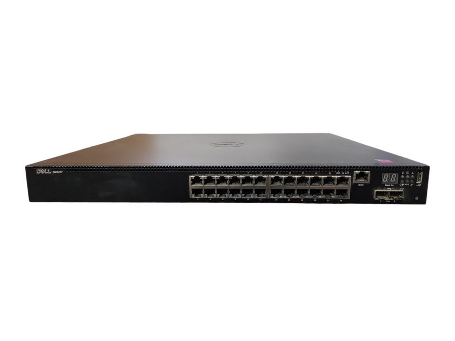 Dell N2024P, 24-Port Gigabit PoE+, 2x 10G SFP+ Managed Network Switch