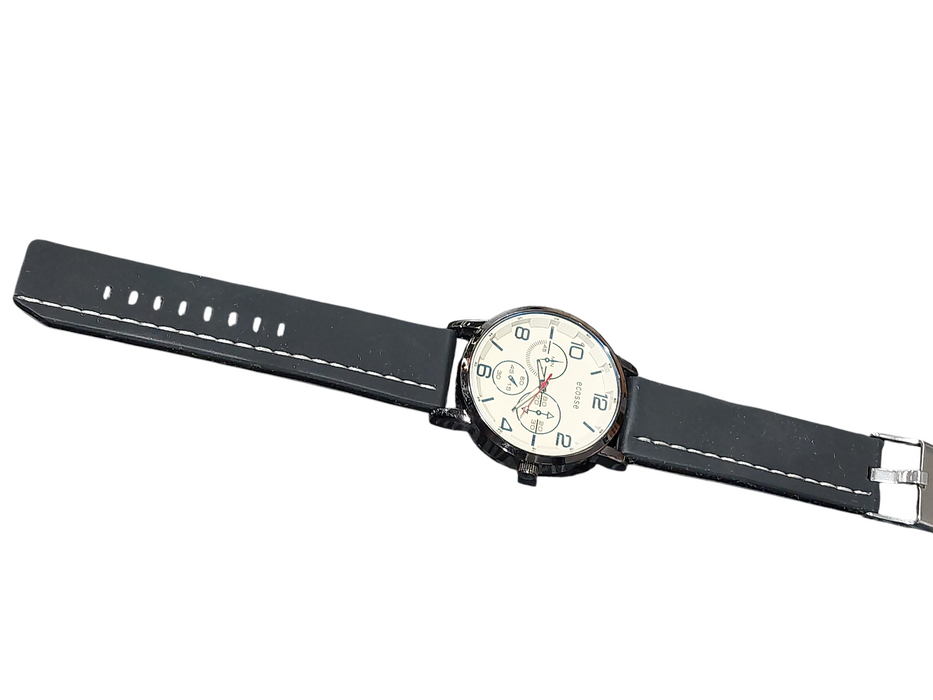 Ecosse Mens Watch , Silicon Band Model: 1710 Stainless Steel Back  =