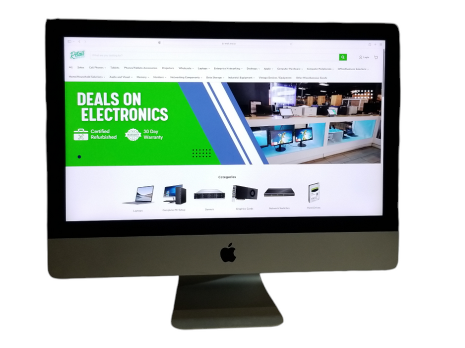 iMac Retina 4K 21.5" 2017 i5-7400 CPU 3.0GHz 8GB RAM 1TB SSD