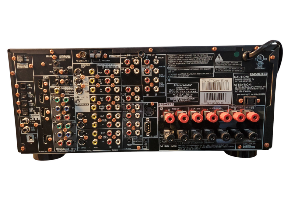 Pioneer Elite VSX-82TXS 7.1 THX AV Receiver No Remote