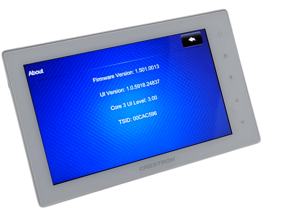 CRESTRON TSW-750-W-S 7" Touch Screen Control Panel Q_