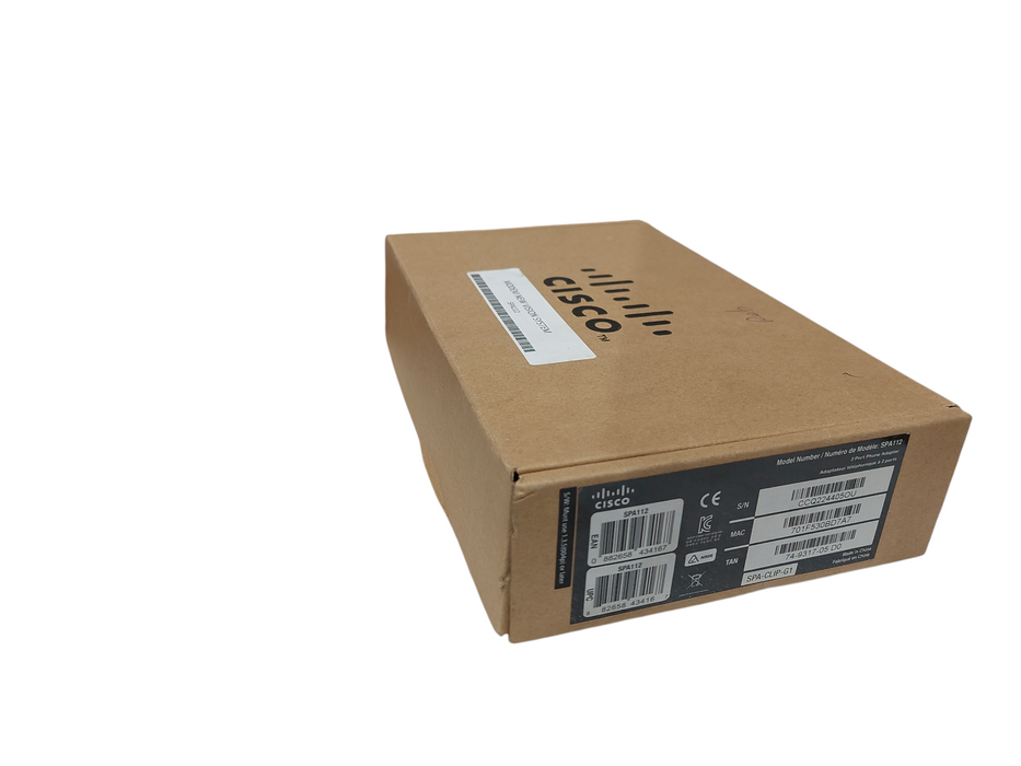 Cisco Modem New Vision System SPA 112 SPA Clip G1 0 2 Port Phone Adapter =