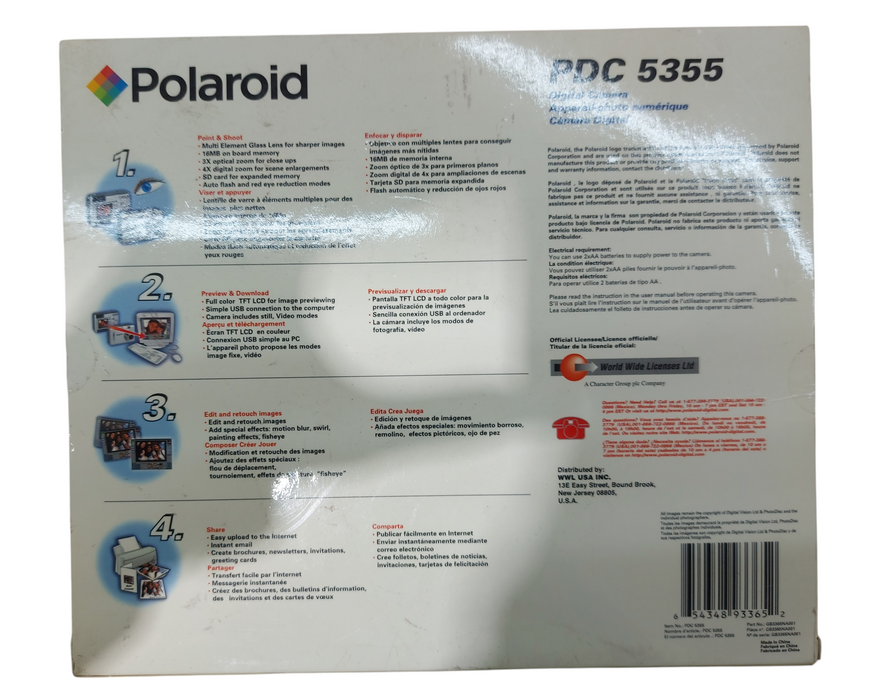 Polaroid PDC 5355 5.3MP Compact Digital Camera (Silver)