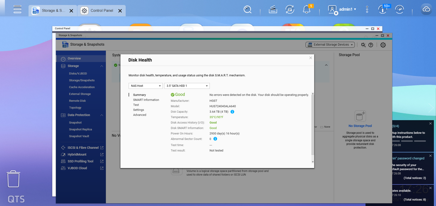 QNAP TS-453A 4-Bay NAS, Celeron N3160 1.60GHz, 4GB RAM w/ 1x 4TB HDD No AC Q$
