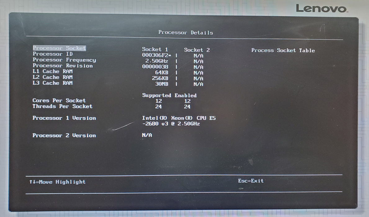 Lenovo System x3650 M5 - 1x Xeon E5-2680 v3 16GB DDR4, M5210 - No HDD Q