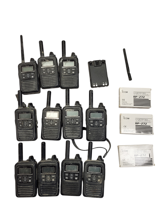 Lot of 11x Icom IP100H IP Advanced Radio System Handheld WiFi Two-Way READ $