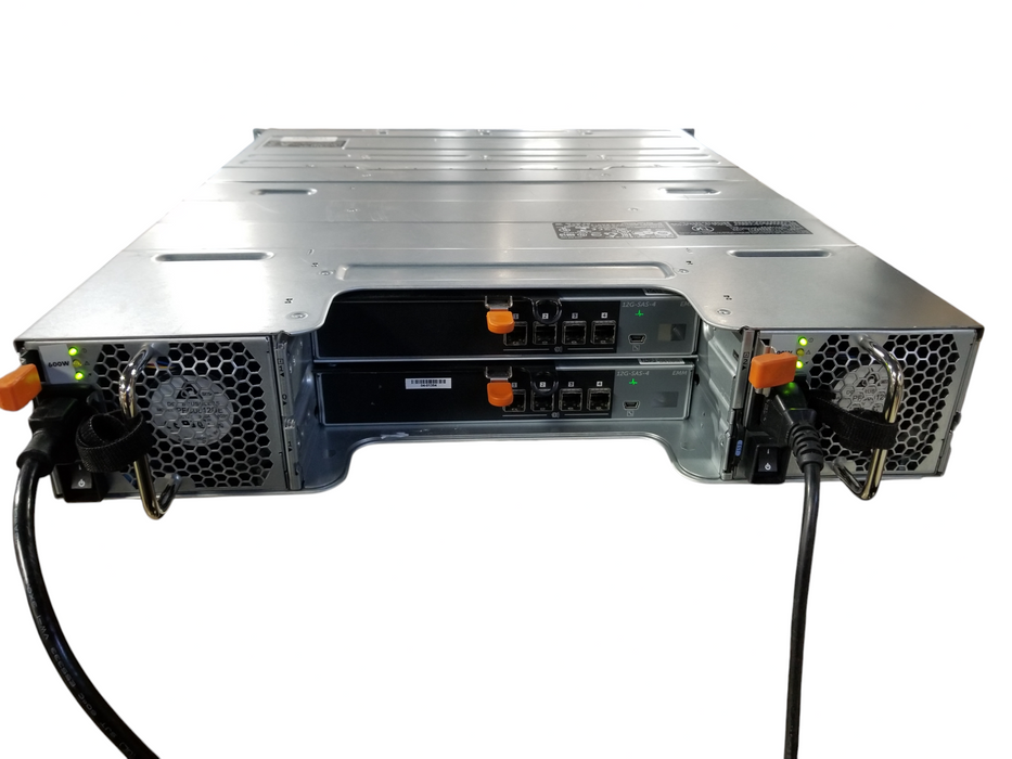 Dell PowerVault Storage MD1400 w/ 2x 12G-SAS-4 EMM Controllers 2x 600W PSUs