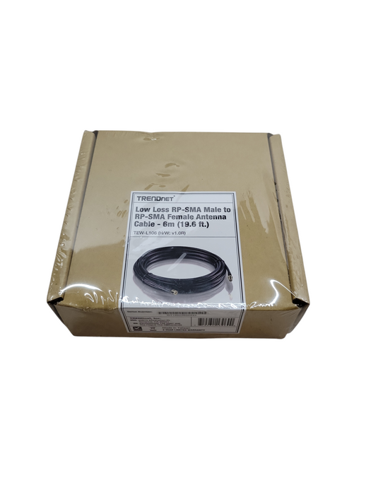Trendnet Low Loss RP-SMA Male to RP-SMA Female Antenna Cable - 6m 19.6' Q%