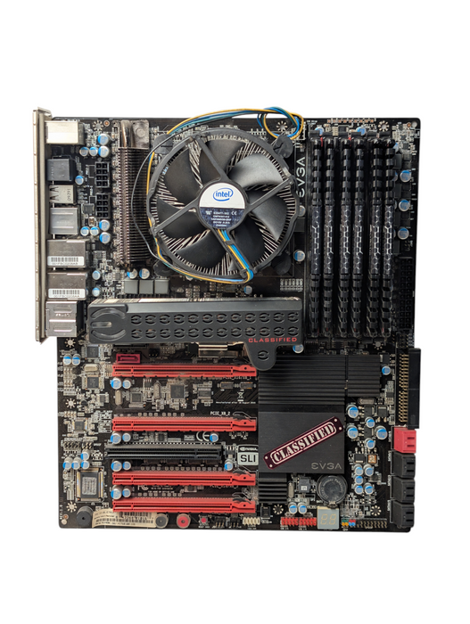 EVGA X58 3X SLI CLASSIFIED Intel Core i7-920 48GB RAM  -
