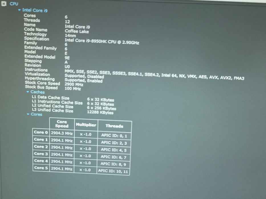 Alienware  17 R5 i9-8950HK 32GB DDR4 GTX 1080 256GB SSD β Lap200